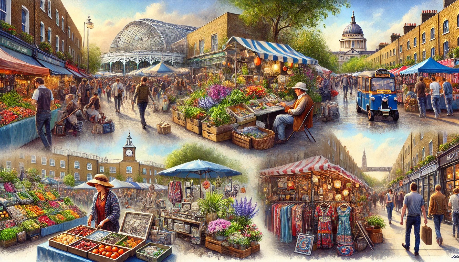 London’s Best Markets for Every Type of Shopper: From Foodies to Flower Lovers